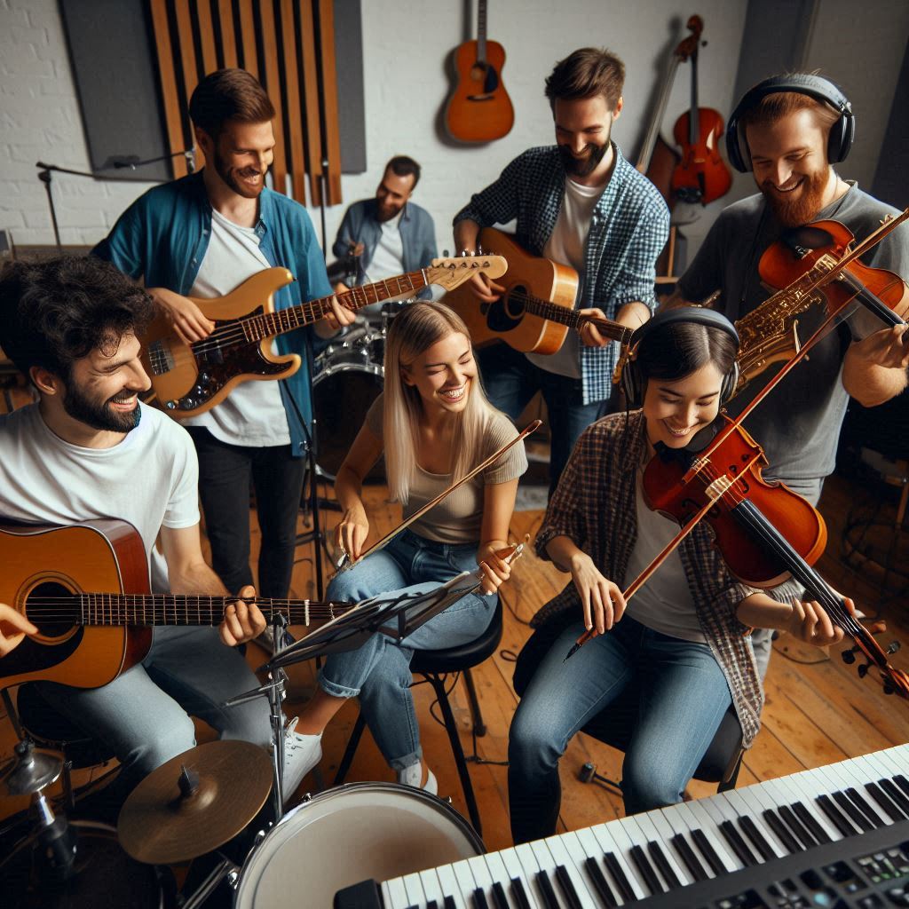 The joy of creating music