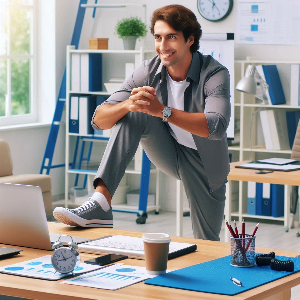 Staying active during the workday with short stretches or a quick walk