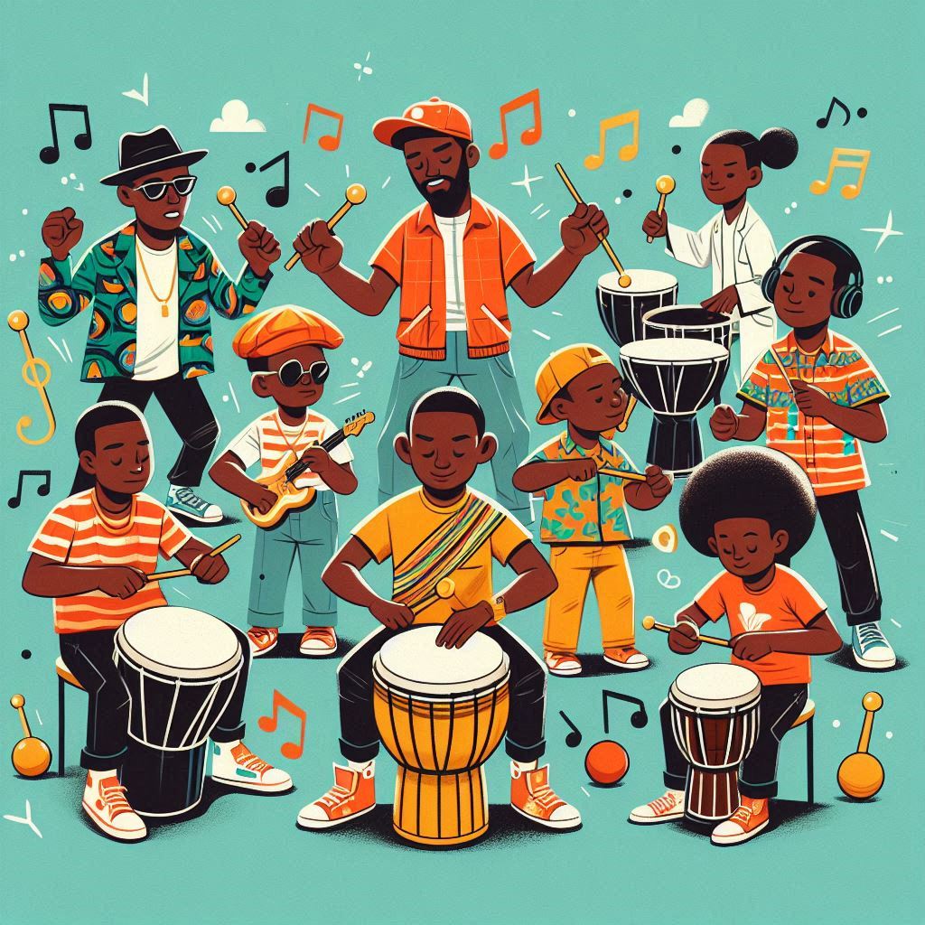 Rhythmic Fun: Try percussion patterns from Latin music or African beats