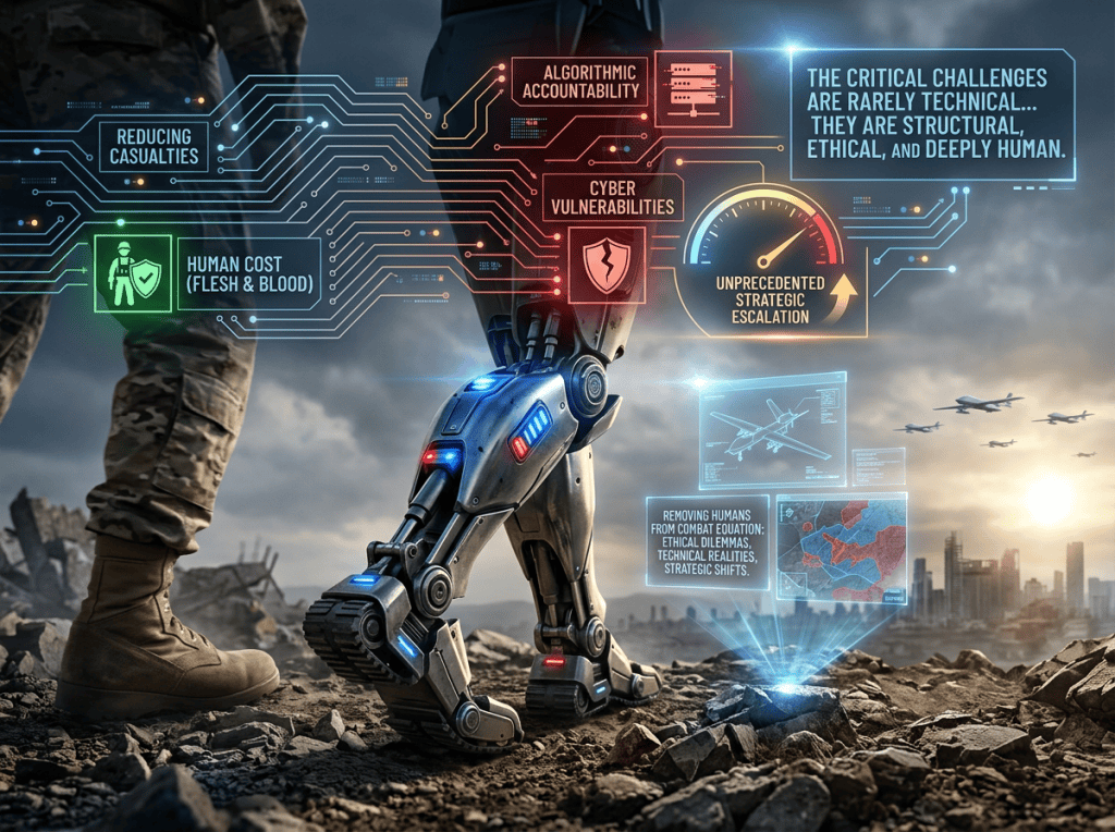 The Battlefield of Tomorrow: Ethics, Tech, and Strategy in the Age of Military Robotics